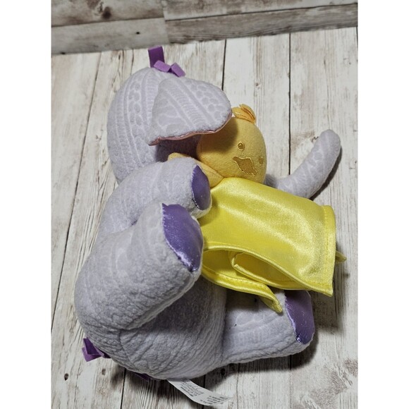 Fisher Price Winnie Pooh Heffalump Elephant Plush 8" Purple Stuffed Animal Toy - Picture 7 of 8